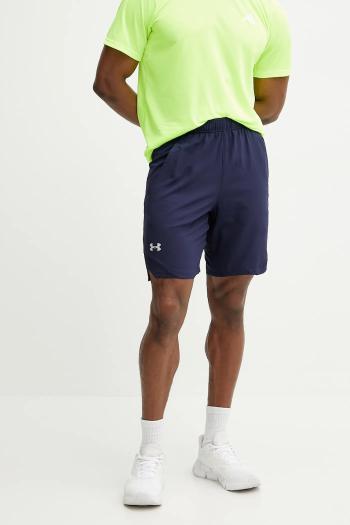 Tréningové šortky Under Armour pánske, tmavomodrá farba