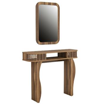 Dekoratívny stôl Damla Walnut