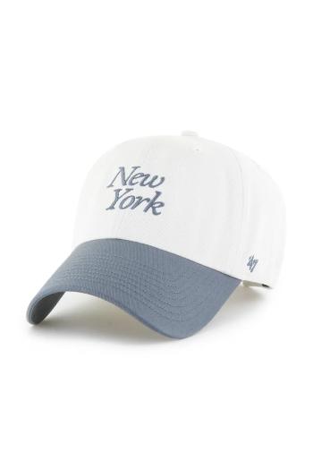 Šiltovka 47 brand MLB New York Yankees biela farba, jednofarebná, B-FNDSC17GWS-SS