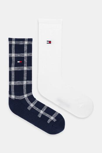 Ponožky Tommy Jeans 2-pak tmavomodrá farba, 701236476