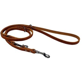 Bafpet Prepínacie vodidlo z mastenej kože „Zubr“ – Prírodné, 14 mm × 240 cm, 14300Z (14300Z_KONAK)