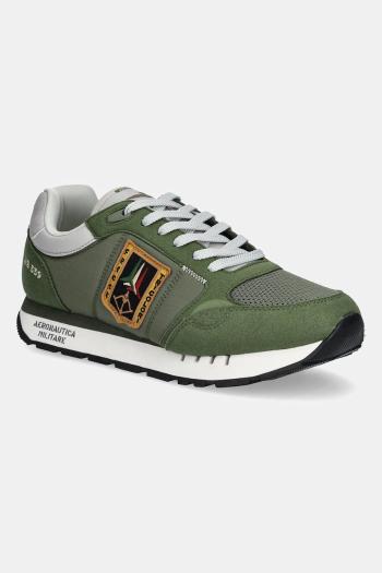 Tenisky Aeronautica Militare SC292CT3331 pánske, zelená farba, SC292CT3331