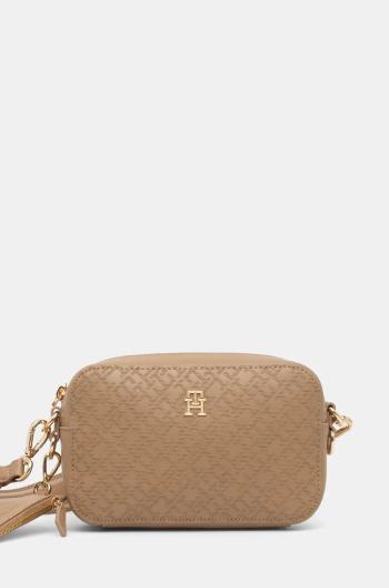 Kabelka Tommy Hilfiger béžová farba, AW0AW17221