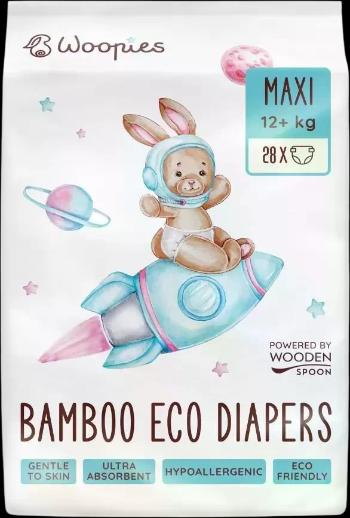 WOOPIES Detské EKO plienky MAXI (12+kg) Wooden Spoon 28 ks