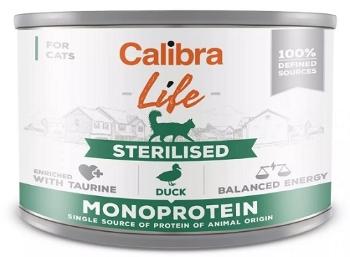 Calibra cat Life Sterilised duck konzervy pre mačky 6x200g