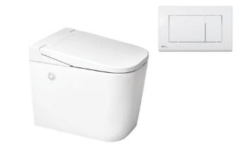 Ultimax stojace WC s technológiou OptimFlush vrátane nádržky a nástenného tlačidla SATOFSHFS3.B20