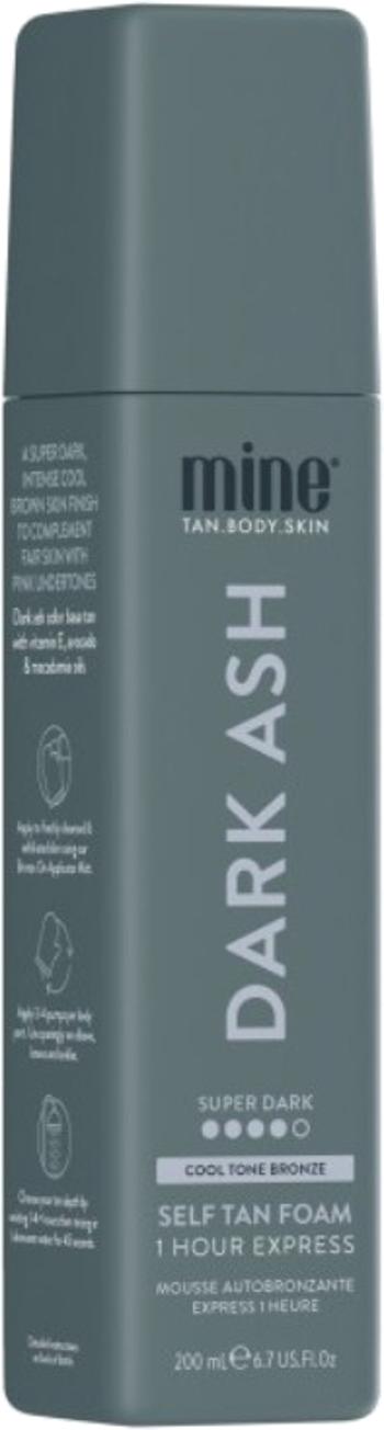 Minetan Samoopaľovacia pena pre tmavo hnedý odtieň Dark Ash (Self-Tan Foam) 200 ml