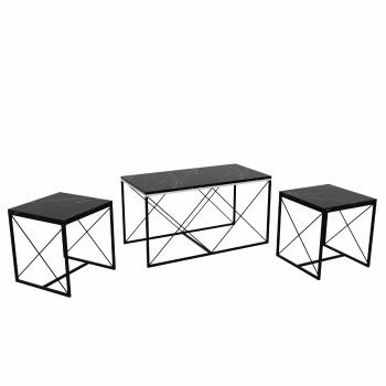 Konferenčný stolík Defne Black Marble