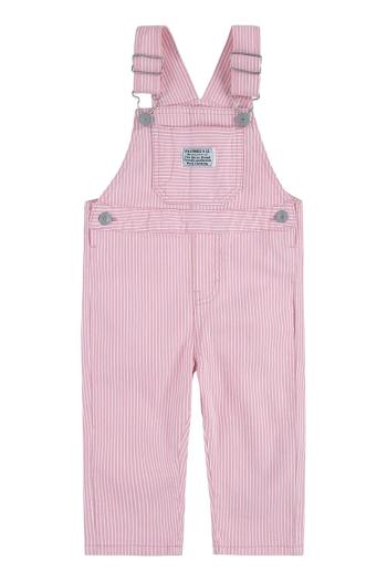 Detské nohavice na traky Levi's RAILROAD STRIPE OVERALL 6EM321