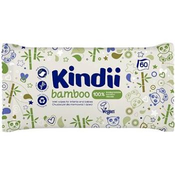 KINDII Bamboo detské vlhčené obrúsky 60 ks (5900095026655)