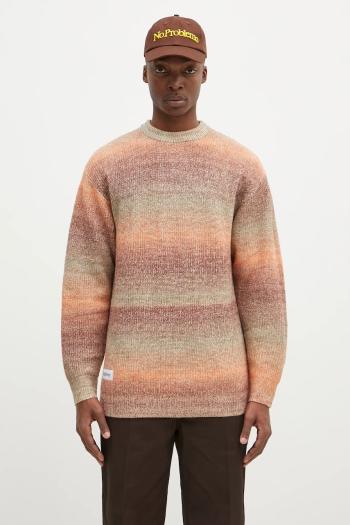 Sveter Butter Goods Beams Knit Sweater pánsky, oranžová farba, BG243301