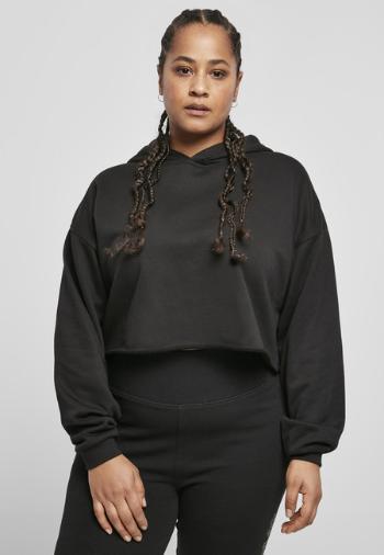 Urban Classics Ladies Oversized Cropped Hoody black - XS