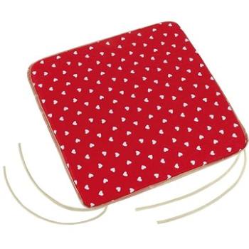 Bellatex Adela hladký – 40 × 40 cm, hladký – srdiečka (7589)