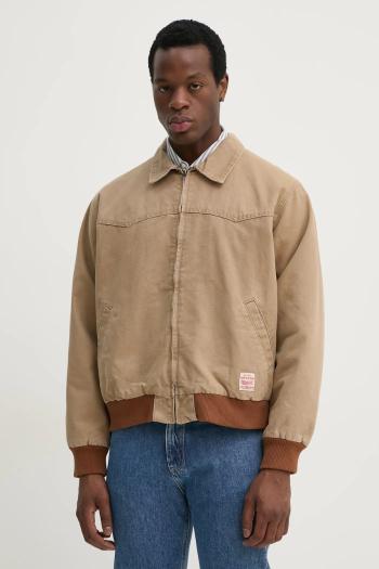 Bunda Levi's EMBARCADERO AVIATOR JKT hnedá farba, prechodná, A8583
