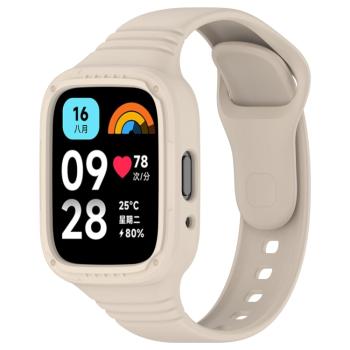 GLACIER Ochranné puzdro s remienkom pre Xiaomi Redmi Watch 3 Active béžové