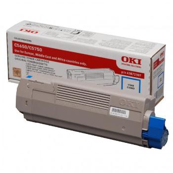 OKI 43872307 - originálny toner, azúrový, 2000 strán