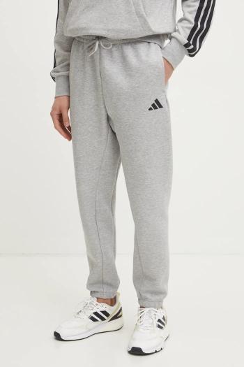 Tepláky adidas Future Icons šedá farba, melanžové, JI8767