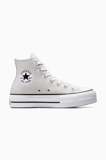 Tenisky Converse Chuck Taylor All Star Lift dámske, šedá farba, A08287C