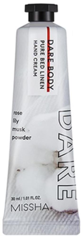 Missha Hydratačný krém na ruky Dare Body Pure Bed Linen (Hand Cream) 30 ml