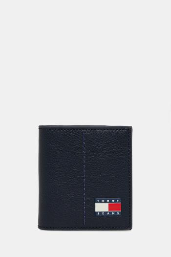 Peňaženka Tommy Jeans pánska, tmavomodrá farba, AM0AM13698