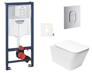 Závesný wc set do ľahkých stien / predstenová montáž Swiss Aqua Technologies Infinitio SIKOGRSIN12A