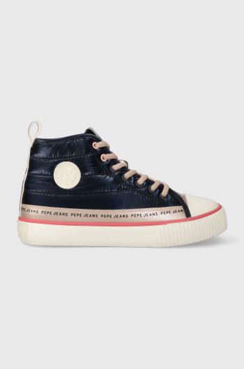 Detské tenisky Pepe Jeans tmavomodrá farba
