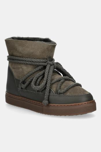 Kožené snehule Inuikii CLASSIC zelená farba, 3001.003.0022