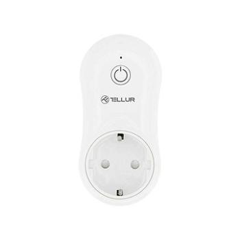 Tellur WiFi Smart AC Plug, zásuvka, 1× USB 1 A, 2400 W, 10 A, biela (TLL331021)