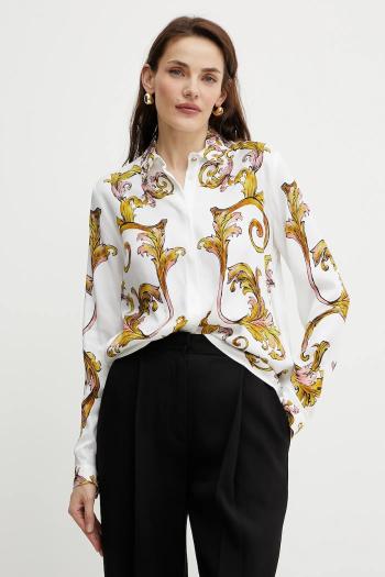 Košeľa Versace Jeans Couture biela farba, regular, s klasickým golierom, 78HAL2P1 NS634