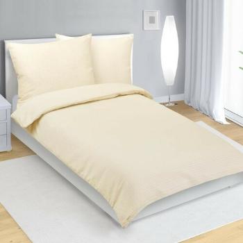 Lenjerie de pat Bellatex Crepe Beige uni , 140 x200 cm, 70 x 90 cm