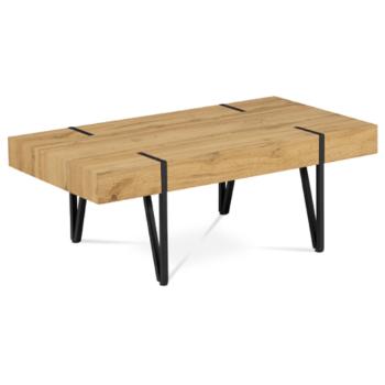 Konferenčný stolík Autronic 110x42 cm čierny MDF AHG-233 OAK