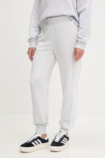 Tepláky adidas Coquette šedá farba, melanžové, JM1914