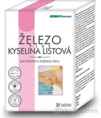 EdenPharma Železo + Vitamín C 30 tabliet