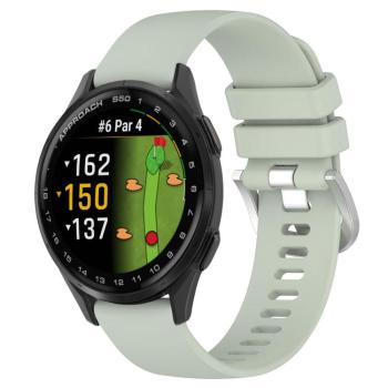 SILICONE Vymeniteľný remienok pre Garmin Approach S50 svetlozelený