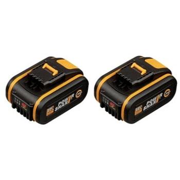 Worx 2× 20 V/4.0 Ah Akumulátor KIT WA3553.2