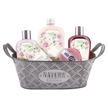 Bohemia Gifts Kozmetický darčekový kôš Šípky a ruže