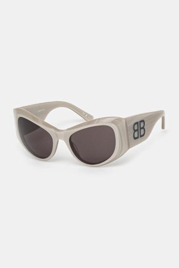 Slnečné okuliare Balenciaga dámske, šedá farba, BB0393S