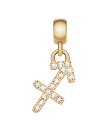 Daniel Wellington Pozlátený prívesok s kryštálmi Strelec Crystal Zodiac DW00400765