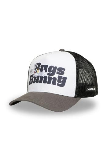 Šiltovka Capslab x Looney Tunes biela farba, s potlačou, CL/LOO11/1/CT/WHA