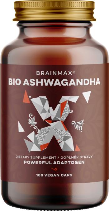 BRAINMAX BrainMax BIO Ashwagandha (ašvaganda), 560 mg, 100 rostlinných kapslí 100 kapslí
