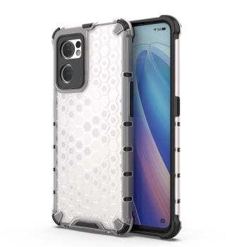 HONEYCOMB Ochranný kryt Oppo Reno7 5G biely