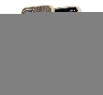 Guess 4G Charms Apple iPhone 12/12 Pro hátlap tok, barna