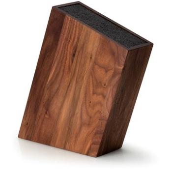 Continenta blok na nože s flexi vložkou šikmý, orech, 28,5 × 8 × 19 cm (C4250)