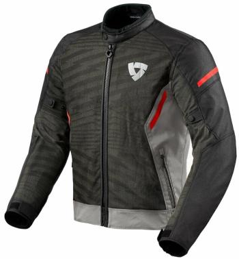 Rev'it! Jacket Torque 2 H2O Grey/Red M Textildzseki