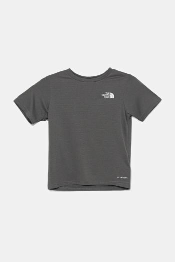 Detské tričko The North Face TEEN NEW 24/7 SS TEE šedá farba, s potlačou, NF0A8DF20UZ1