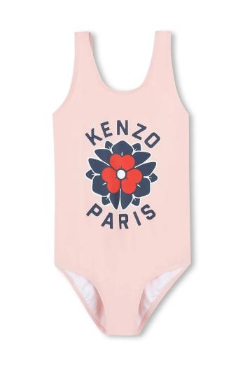 Jednodielne detské plavky Kenzo Kids oranžová farba, K60981