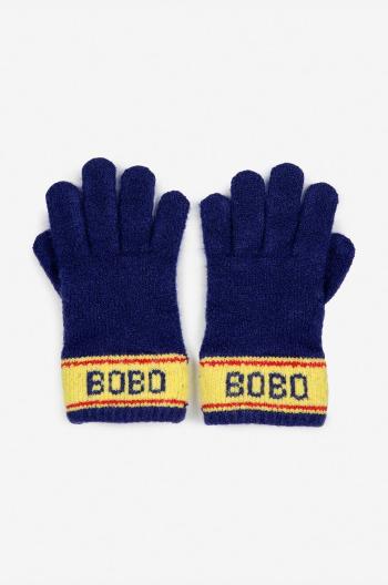 Detské rukavice Bobo Choses tmavomodrá farba, 224AI040