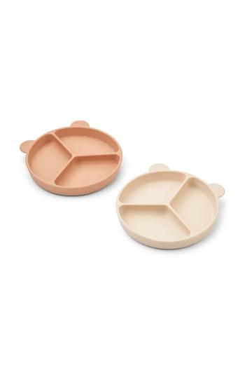 Sada tanierov Liewood Stacy Divider Suction Plate 2-Pack 2-pak LW15122