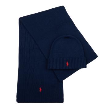 Polo Ralph Lauren  HATSCARFGBOX-COLD WEATHER-HAT  Čiapky Námornícka modrá