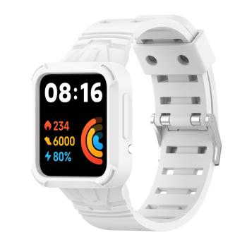 GLACIER Ochranné puzdro s remienkom Xiaomi Redmi Watch 2 Lite biele